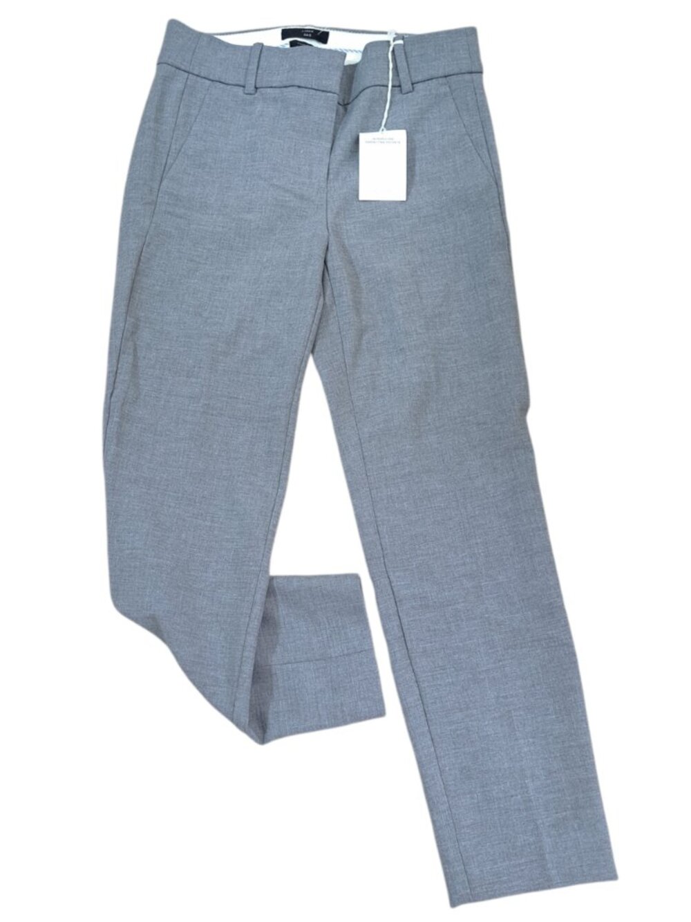 J Crew 365 Woman's Cameron Trouser Pants Grey Slim Classic Work Office Sz 4